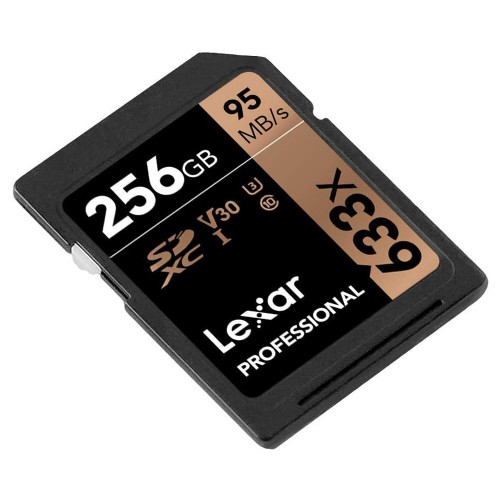 Lexar 633X Professional 256GB V30 U3 SDHC™/SDXC™ UHS-I Memory Cards (up ...